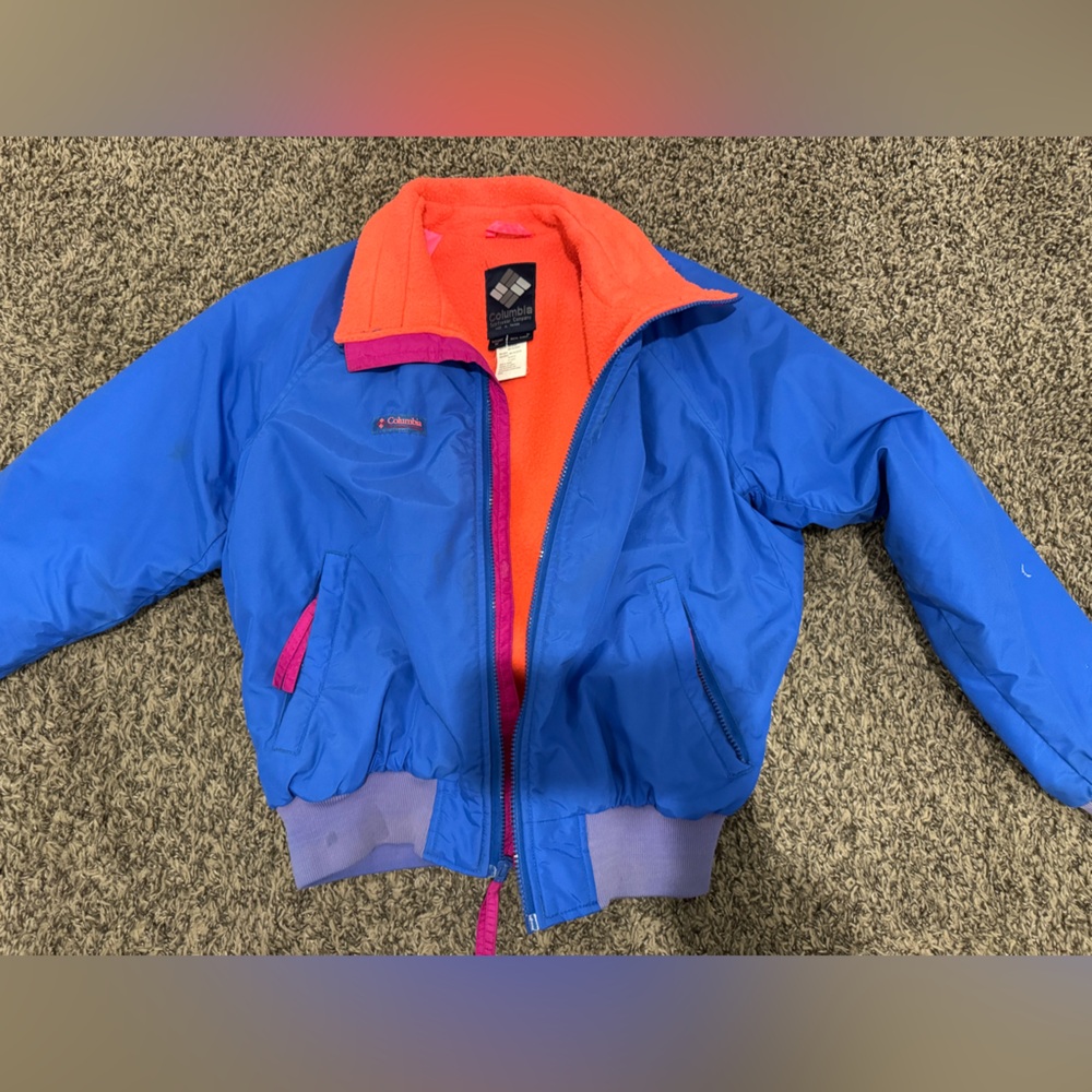 Vintage women’s Columbia fleeced lined jacket